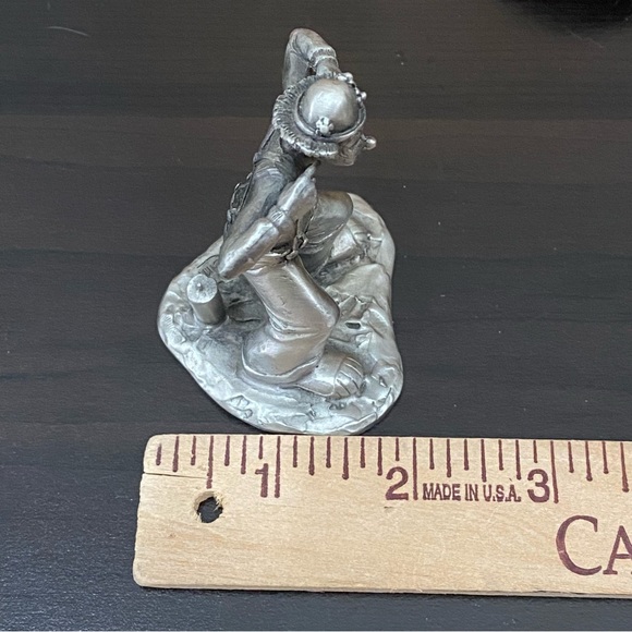 Vintage 1980 Hudson Pewter Keim Dynamite Clown Collectible Mini Pewter Figurine - Picture 8 of 12